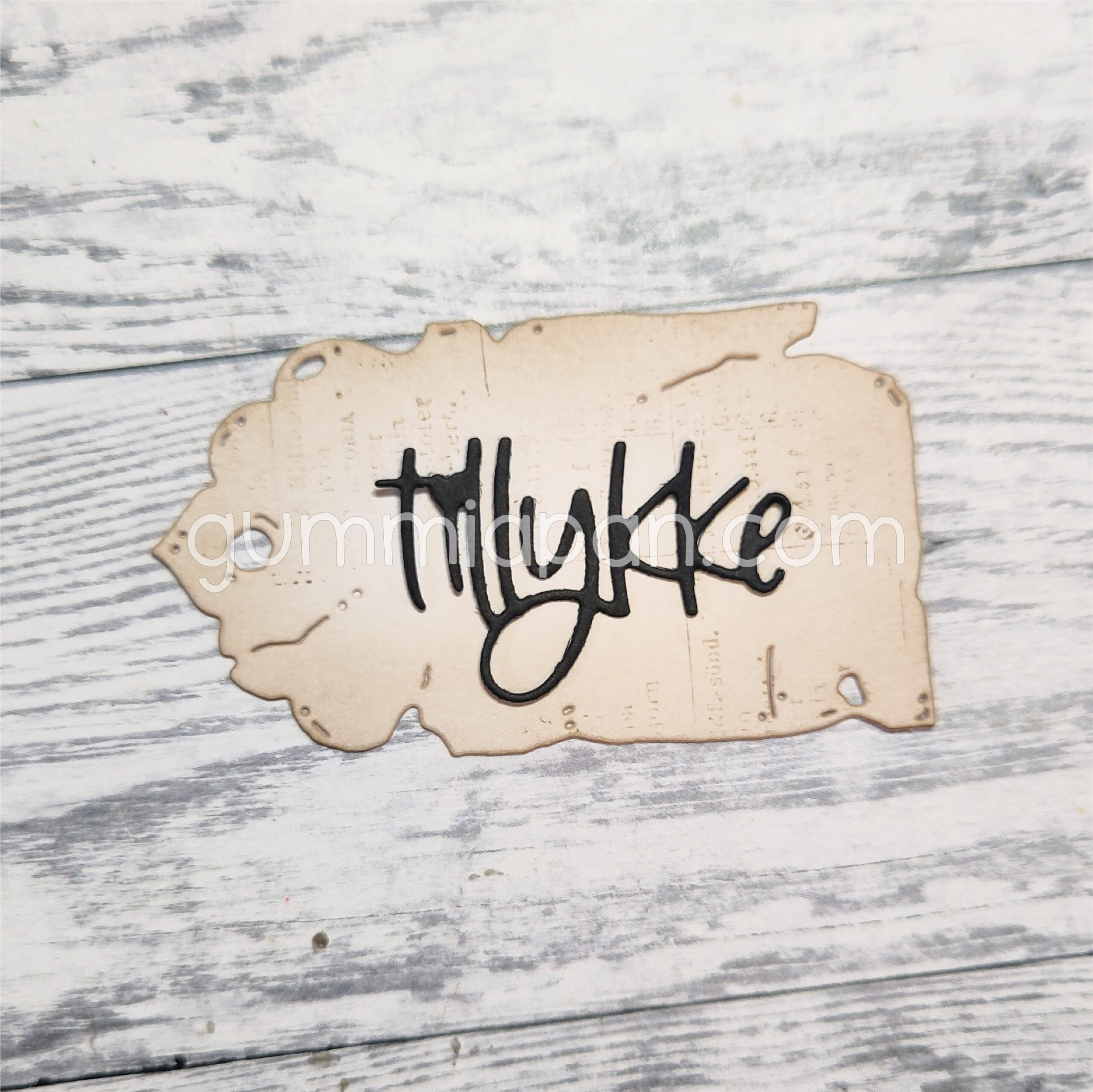 Candle Glass Supplies - Tag Ice Cream Glass Mini Dies