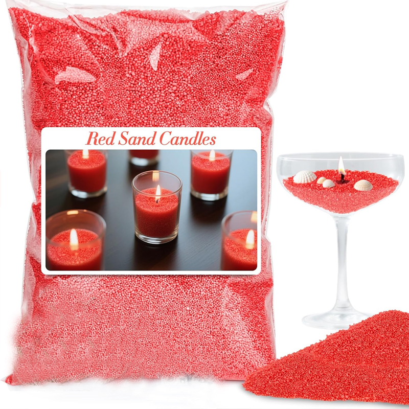 Candle Supplies Storage - 100G Green White Red Sand Pearled