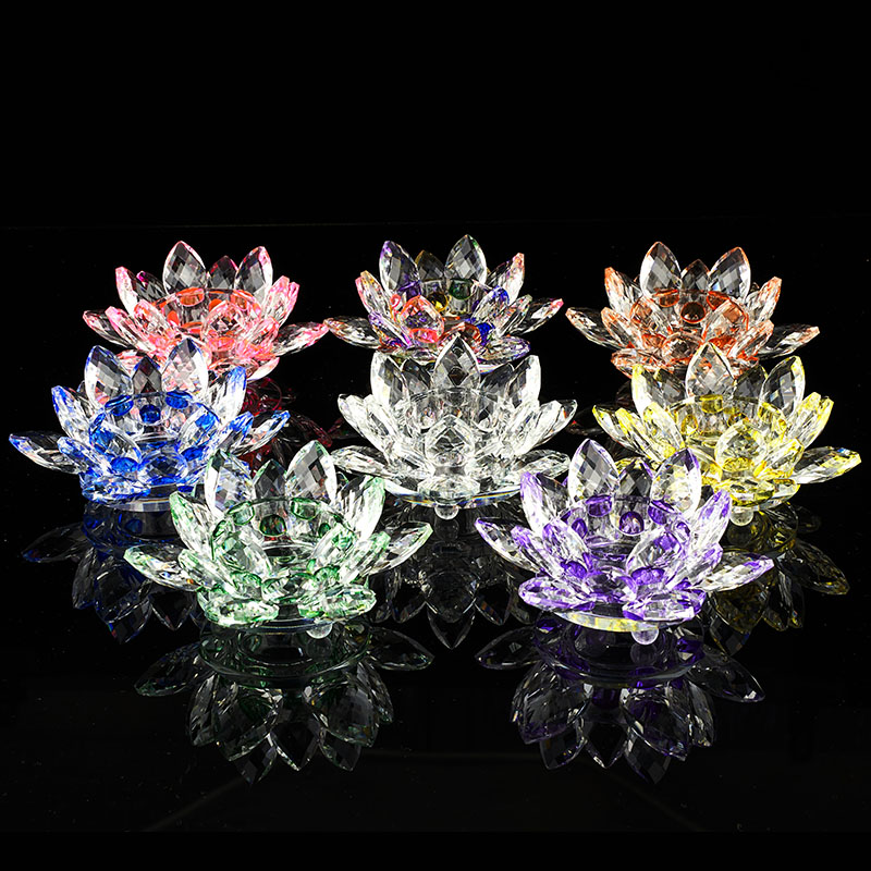 Handcrafts Crystal Lotus Flowe - Candle Glass Supplies avis et prix