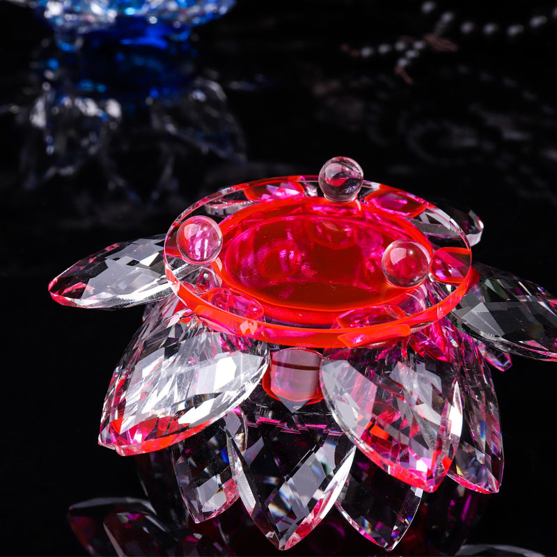 Handcrafts Crystal Lotus Flowe - Candle Glass Supplies avis et prix