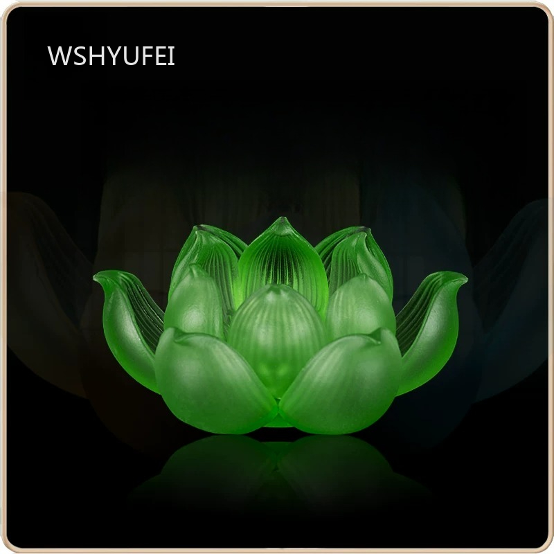 Glass Lotus Candlestick Househ - Candle Glass Supplies avis et prix