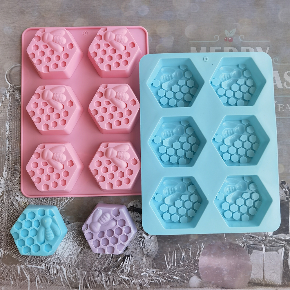 Silicone Hexagonal Bee Soap Mo - Candle Supplies Storage avis et prix