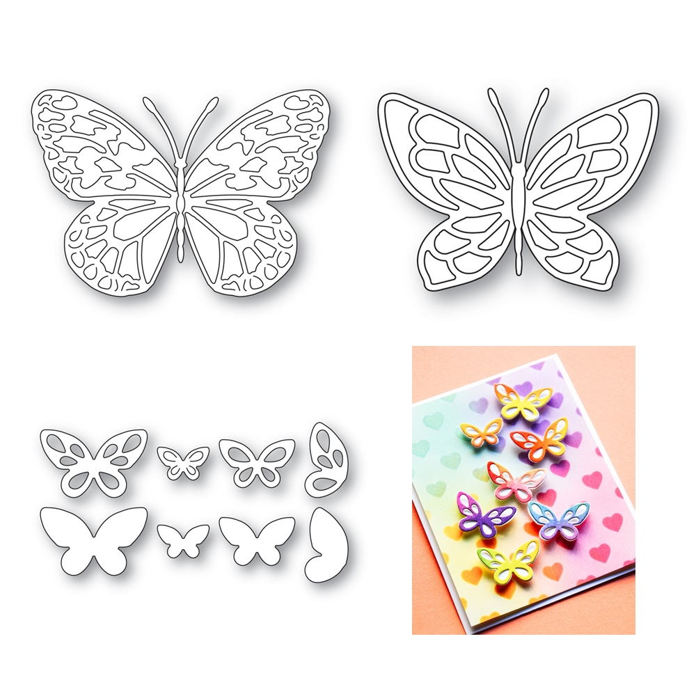Stained Glass Butterfly Metal  - Candle Glass Supplies avis et prix