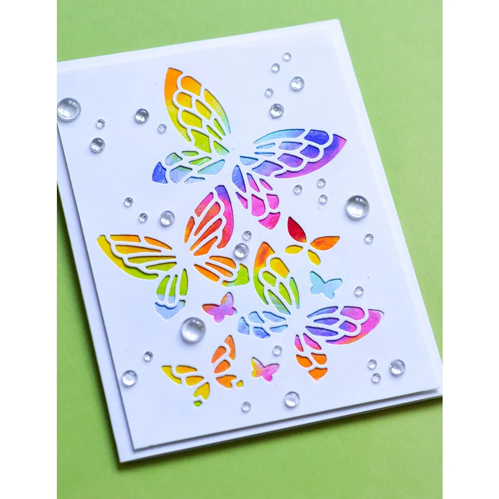 Stained Glass Butterfly Metal  - Candle Glass Supplies avis et prix