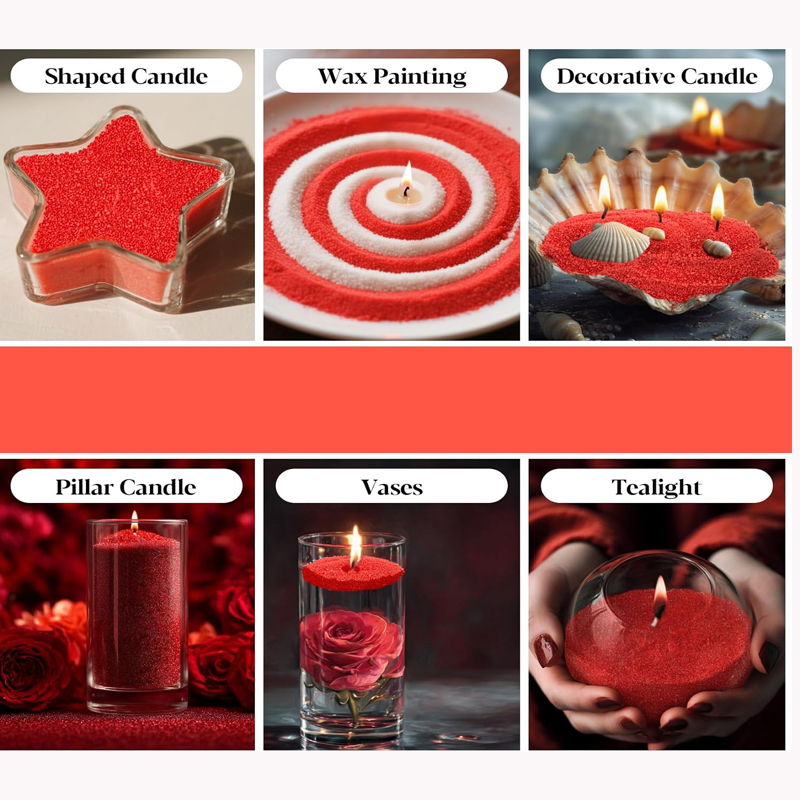 100G Green White Red Sand Pear - Candle Supplies Storage avis et prix