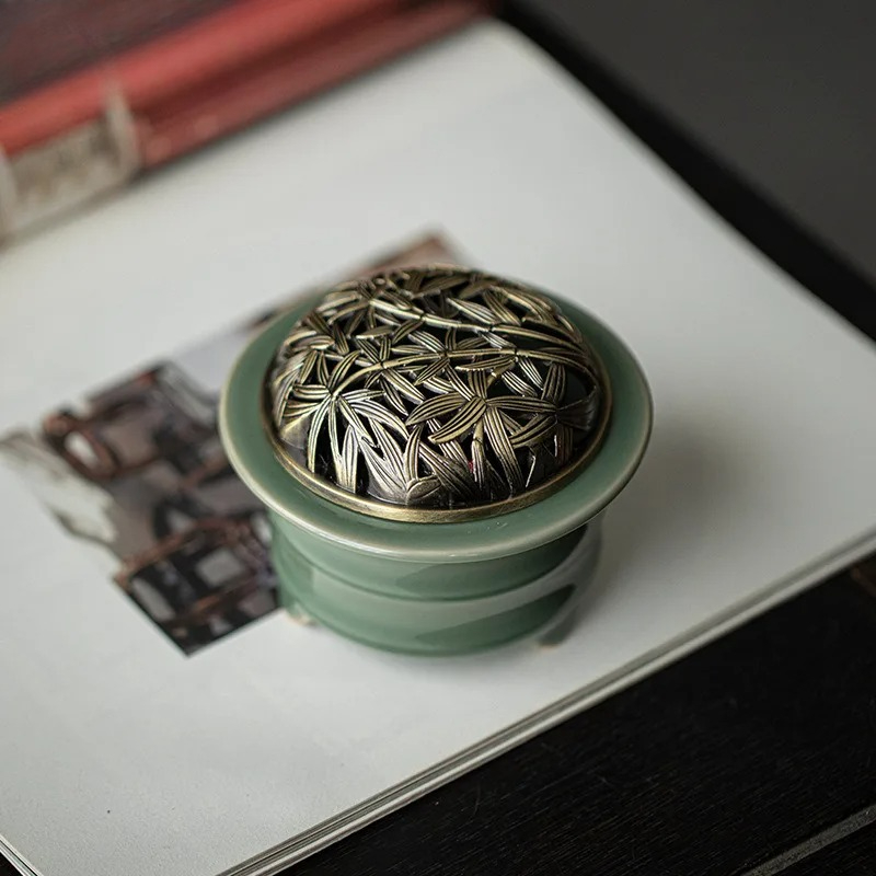 Yue Kiln Celadon Incense Holde - Candle Glass Supplies avis et prix