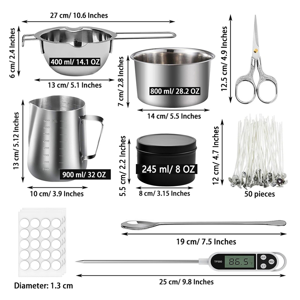 Glintmos DIY Candle Making Kit - Candle Supplies Storage avis et prix