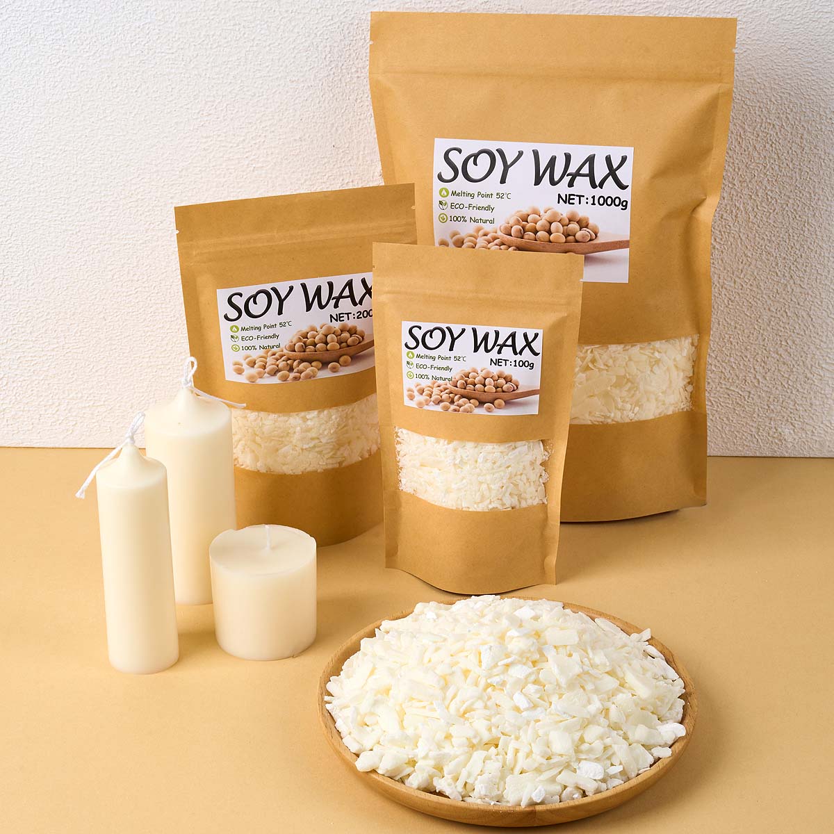 1 Pounds Pure White Soy Wax Fo - Candle Supplies Storage avis et prix