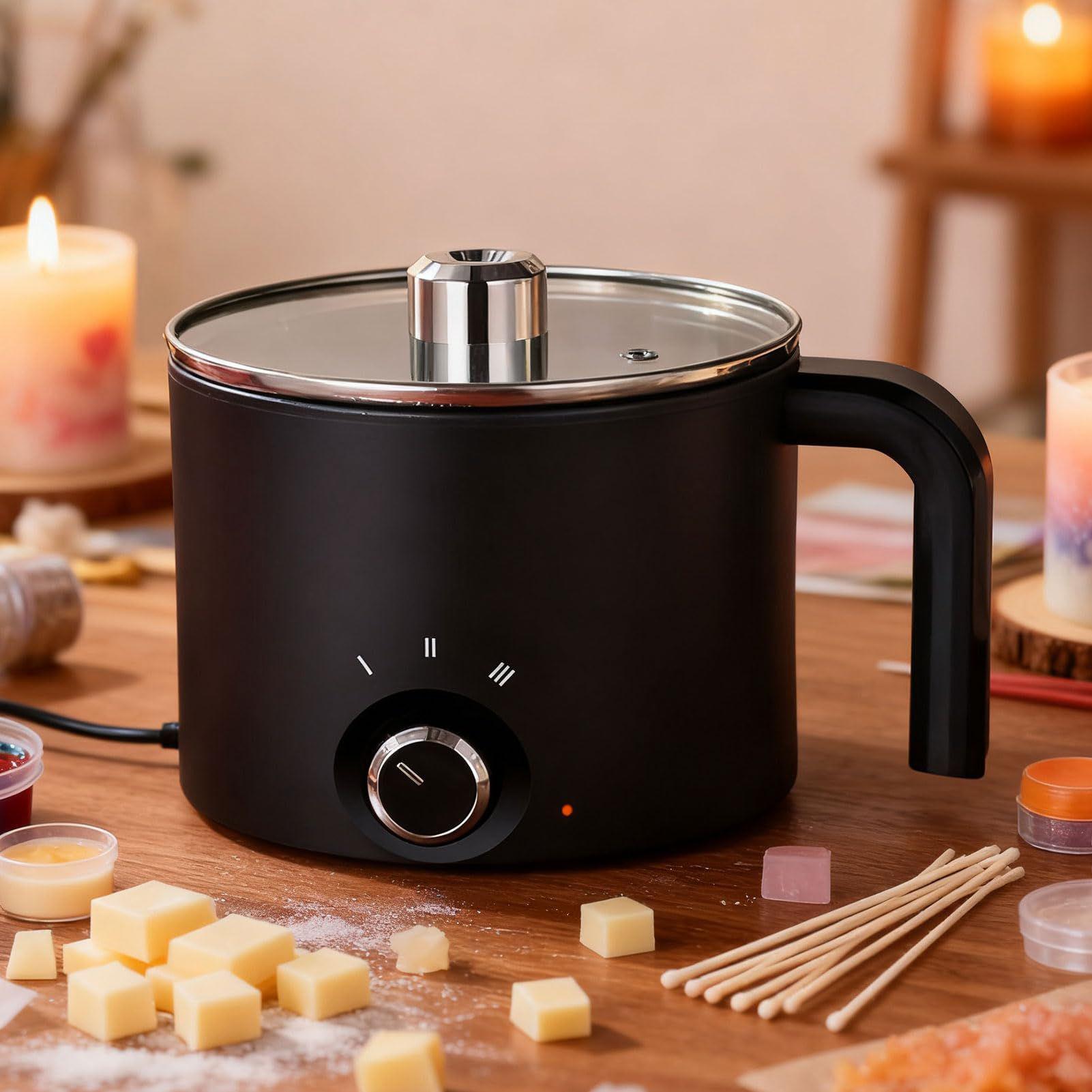 Candle Wax Melting Pot 1.5L La - Candle Supplies Storage avis et prix