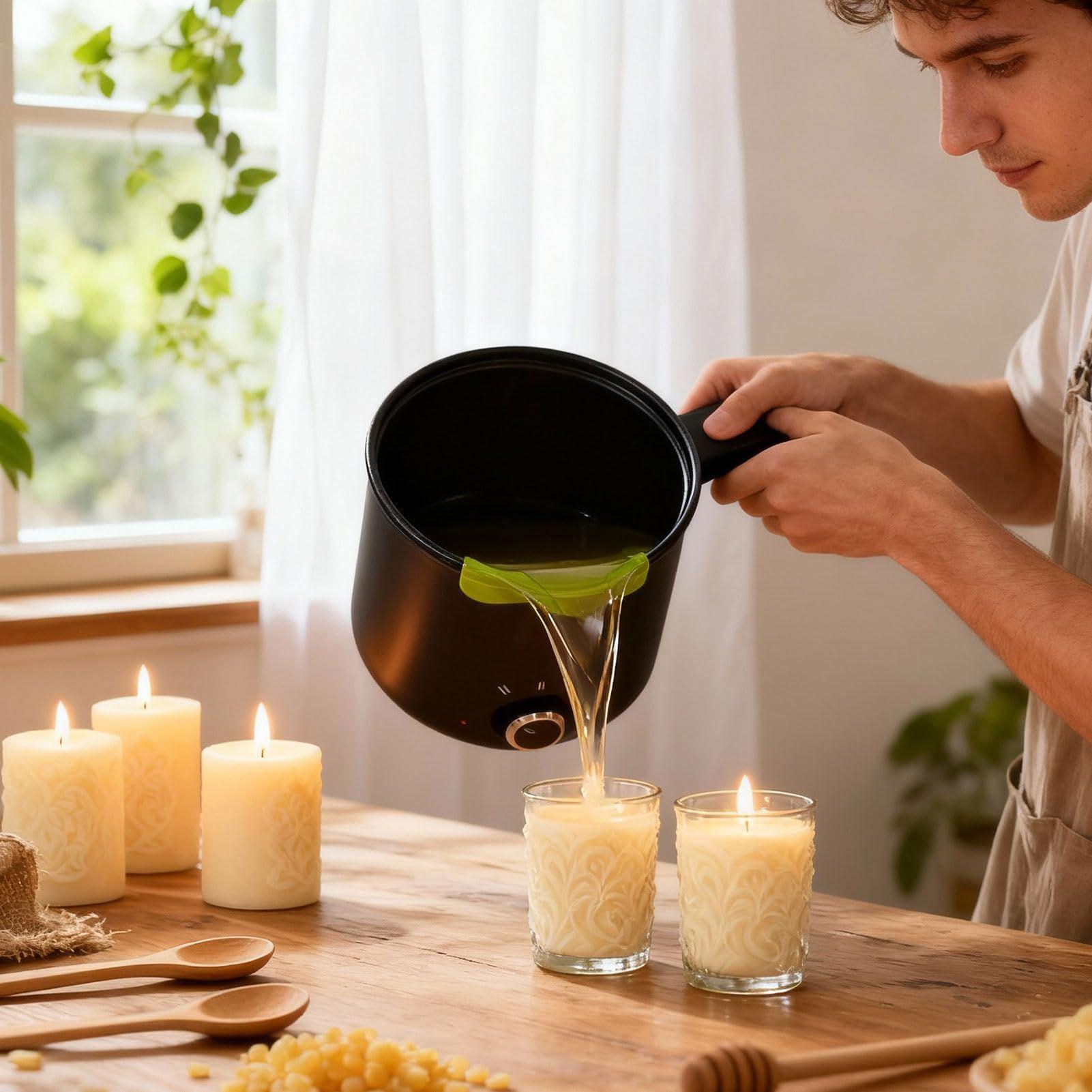Candle Wax Melting Pot 1.5L La - Candle Supplies Storage avis et prix