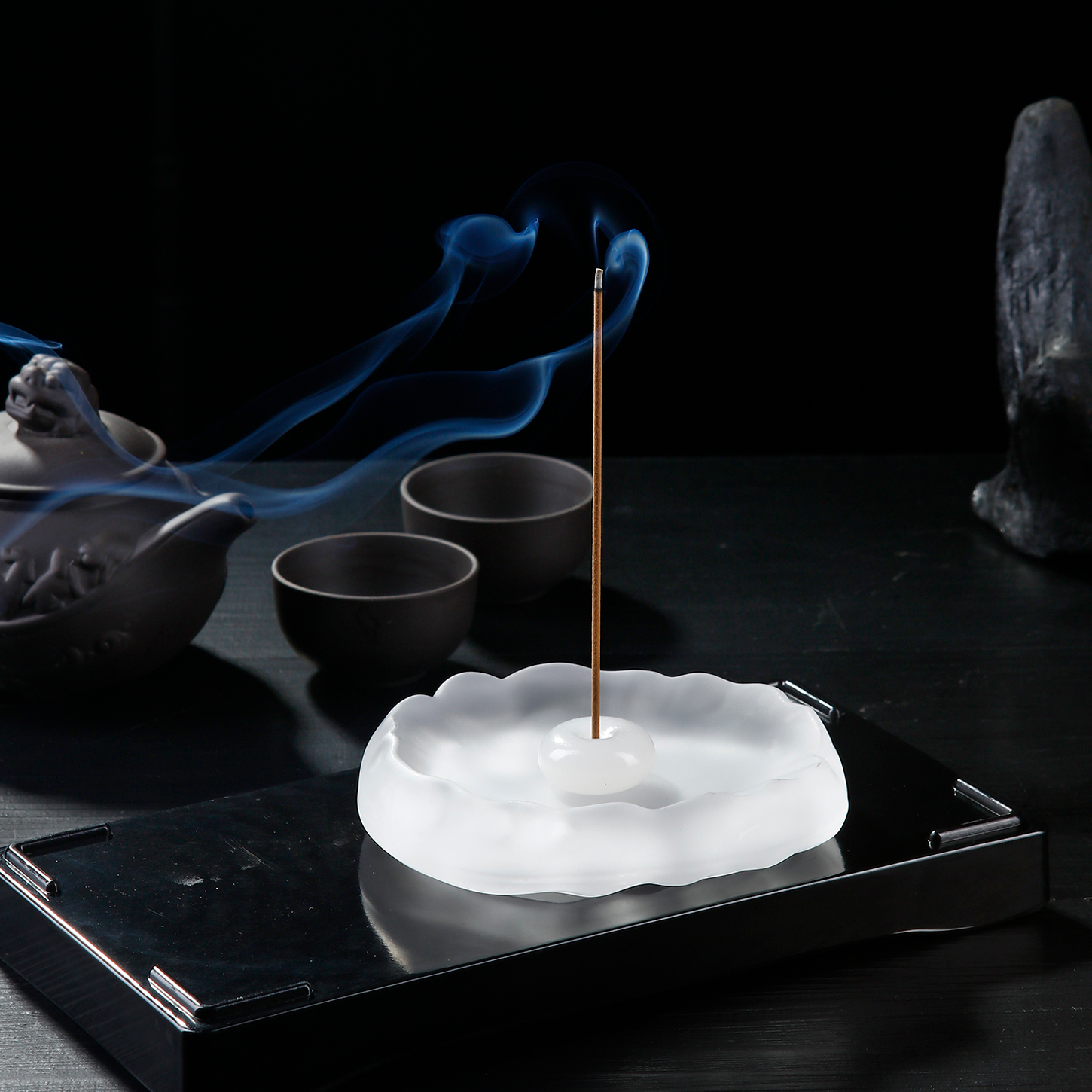 Mini Jade Incense Burner Incen - Candle Glass Supplies avis et prix