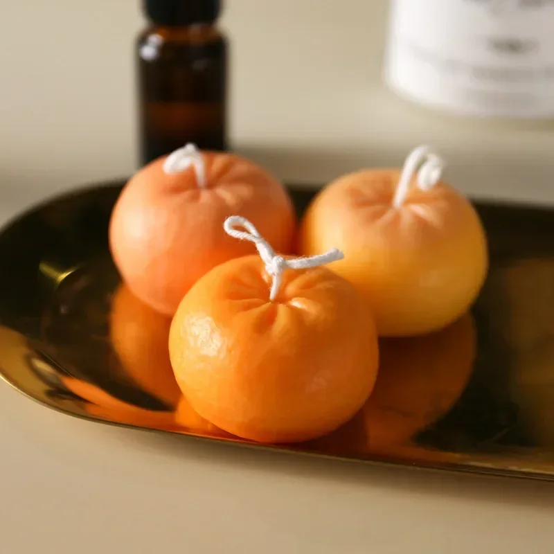Creative Orange Shape Candle S - Candle Supplies Storage avis et prix