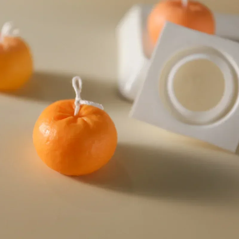 Creative Orange Shape Candle S - Candle Supplies Storage avis et prix