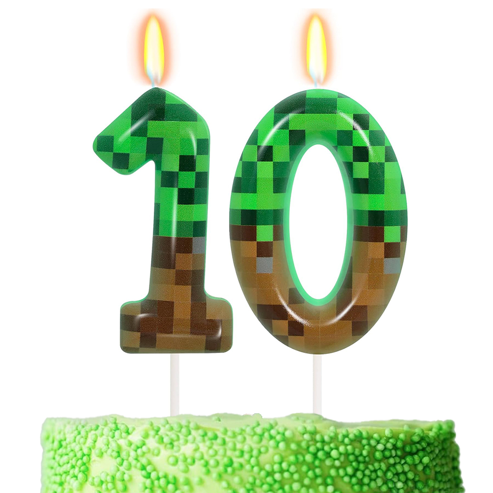 Miner Birthday Candles Birthda - Candle Supplies Video avis et prix
