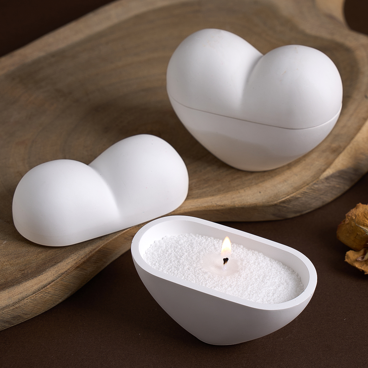 3D Love Candle Jar Silicone Mo - Candle Vessel Supplies avis et prix