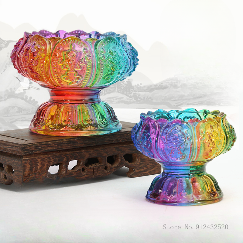 Colorful Lucky High Feet Lamp  - Candle Glass Supplies avis et prix
