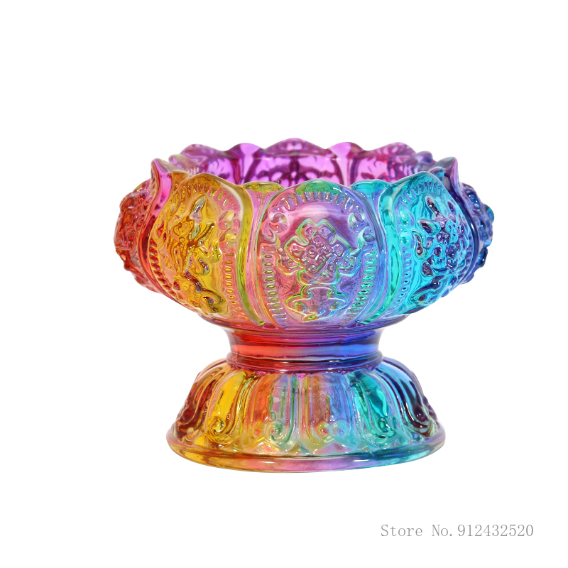 Colorful Lucky High Feet Lamp  - Candle Glass Supplies avis et prix
