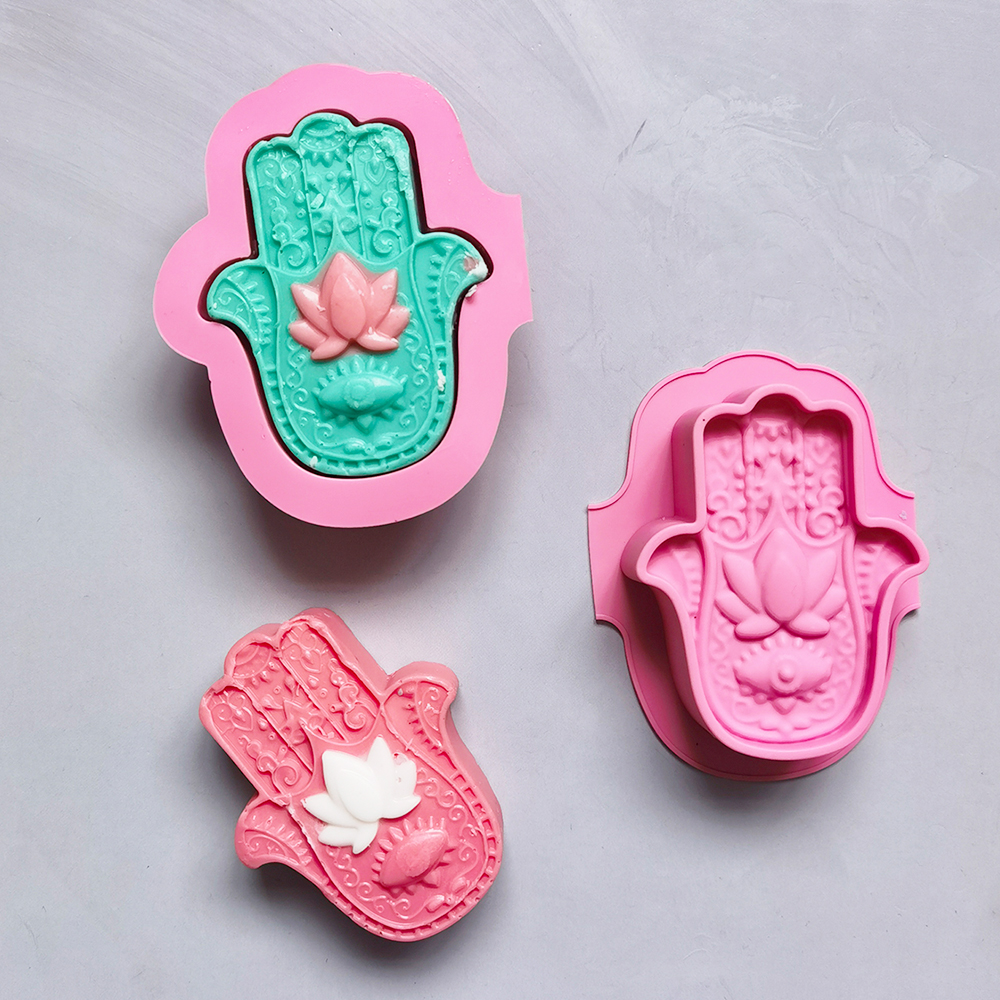 2/4pcs Silicone Soap Molds DIY - Candle Supplies Storage avis et prix