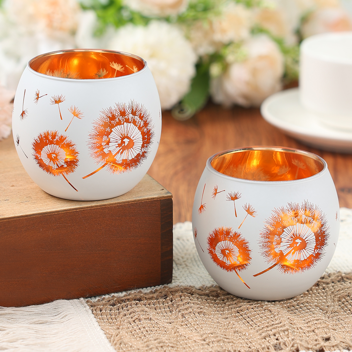 Dandelion Candle Holders Happy - Candle Glass Supplies avis et prix