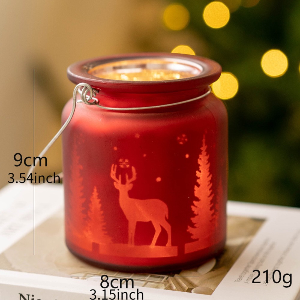 Christmas Electroplated Glass  - Candle Glass Supplies avis et prix