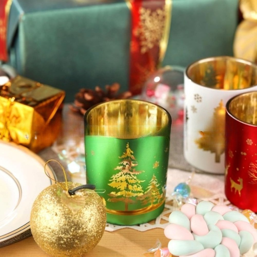 Christmas Glass Vessels for Sc - Candle Vessel Supplies avis et prix