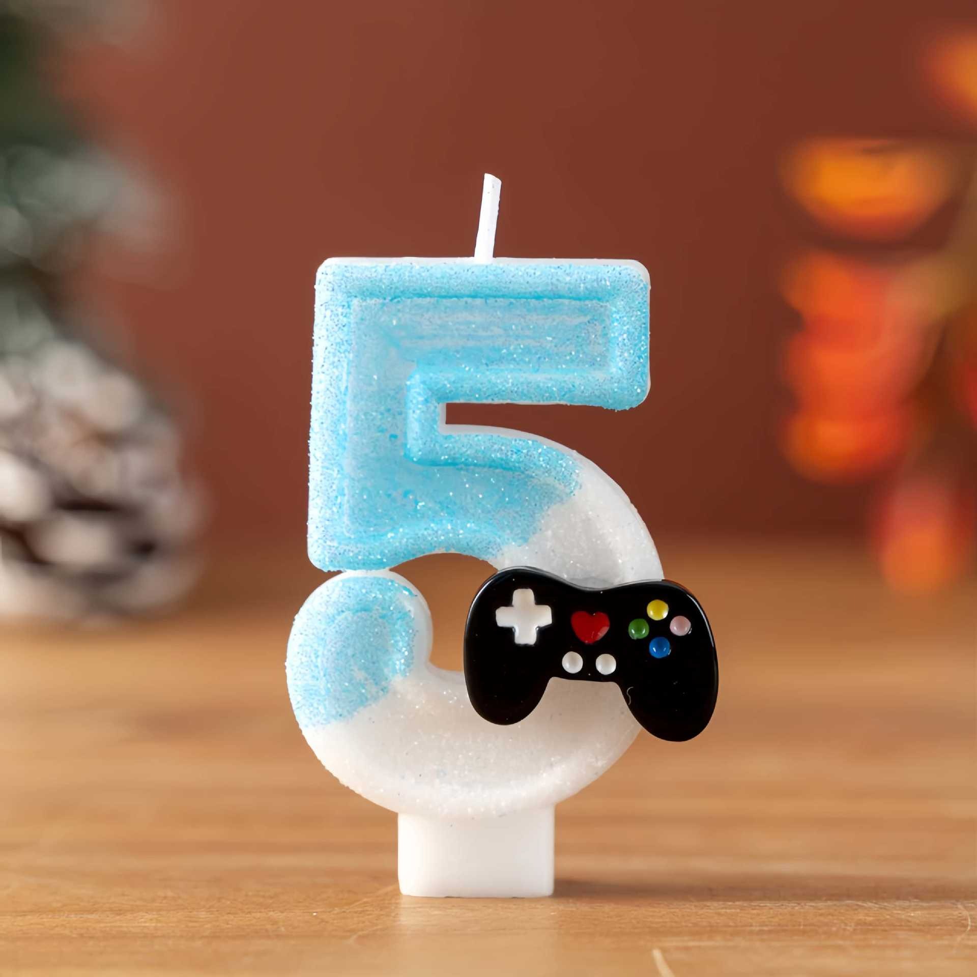 Cute Video Game Number Birthda - Candle Supplies Video avis et prix