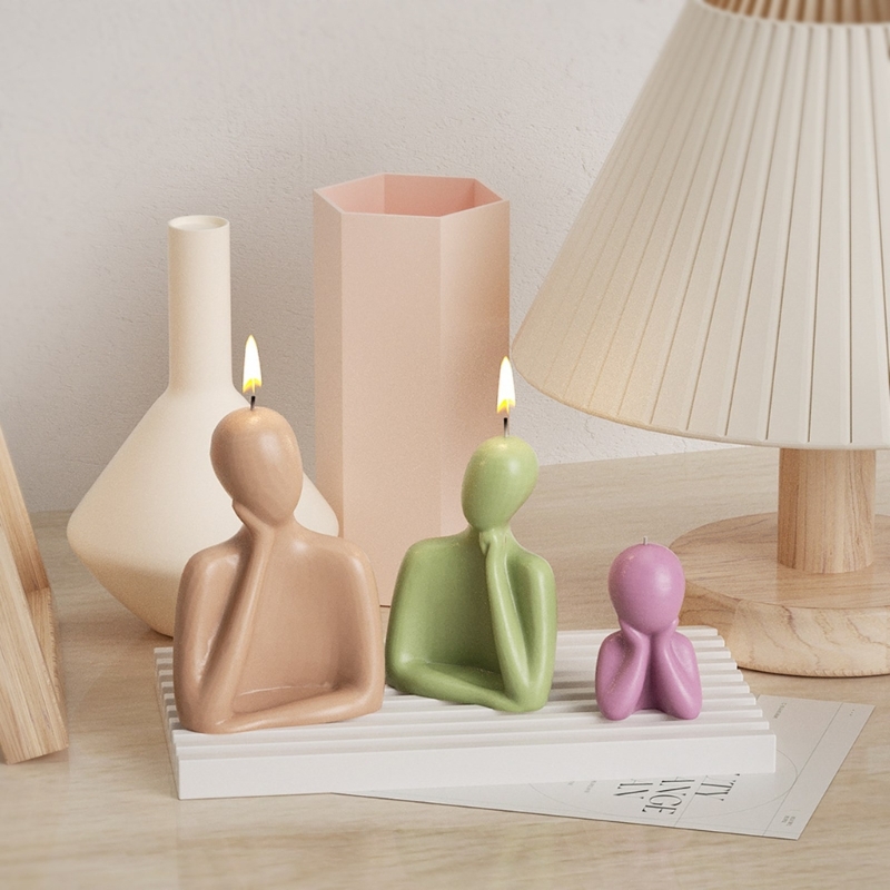 3D Family Candle Silicone Mold - Candle Supplies Storage avis et prix
