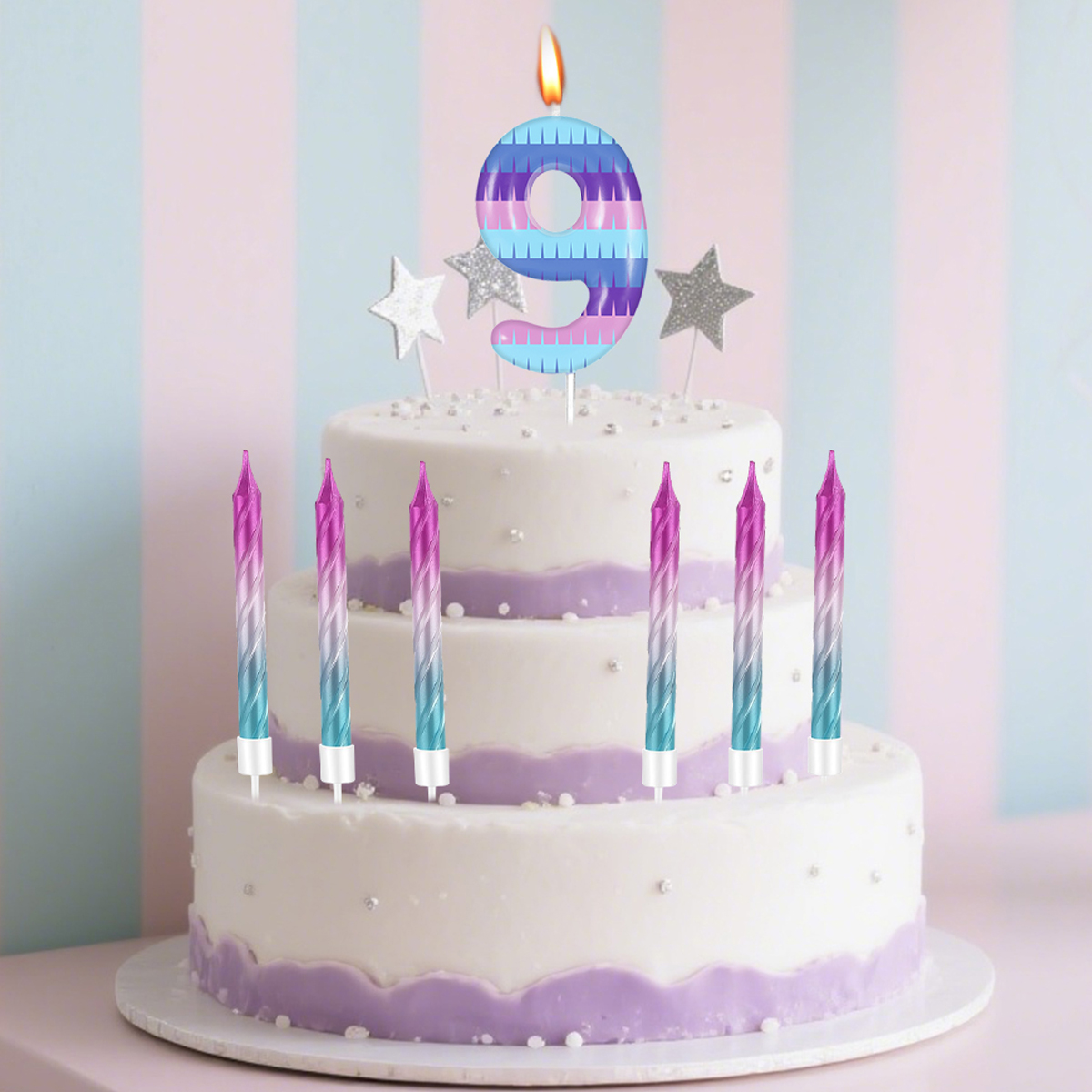 7pcs Video Game Birthday Candl - Candle Supplies Video avis et prix