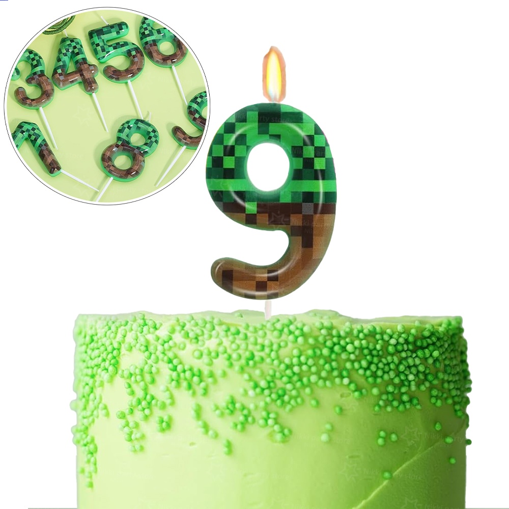 Miner Birthday Candles Birthda - Candle Supplies Video avis et prix