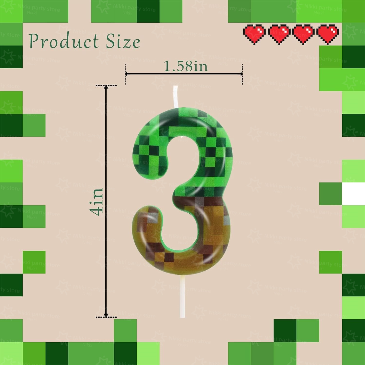 Miner Birthday Candles Birthda - Candle Supplies Video avis et prix