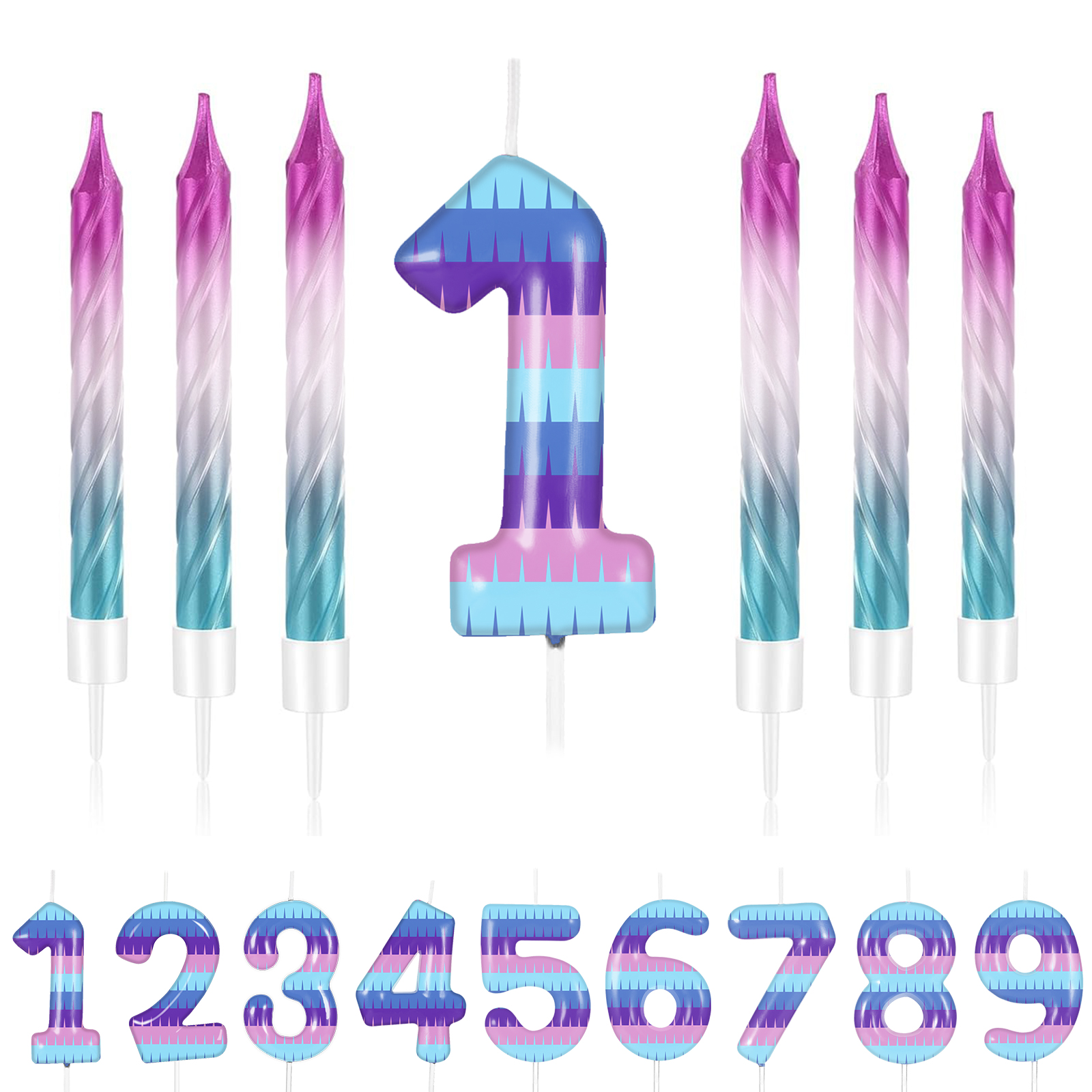 7pcs Video Game Birthday Candl - Candle Supplies Video avis et prix