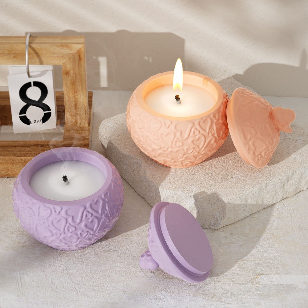 Floral Embossed Storage Box wi - Candle Vessel Supplies avis et prix