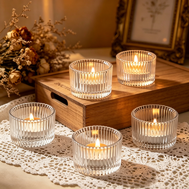 Small Clear Mini Candlestick T - Candle Glass Supplies avis et prix