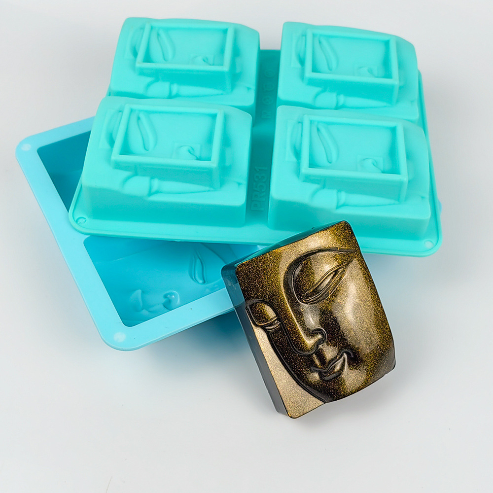 4 Holes Buddha Portrait Soap M - Candle Supplies Storage avis et prix